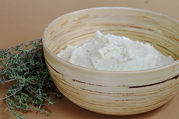 IMG_8160 Cauliflower purée with parmesan and thyme Cauliflower purée with parmesan and thyme