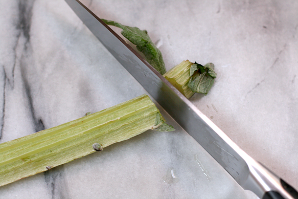Prep cardoons - step 2