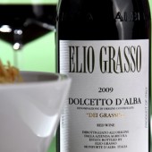 Elio Grasso, Dolcetto d’Alba dei Grassi 2009 paired with black bean soup