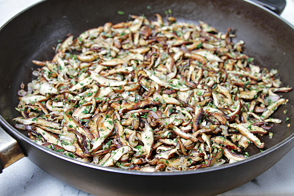IMG_7616 Sautéed shiitake mushrooms with fresh herbs Sautéed shiitake mushrooms with fresh herbs