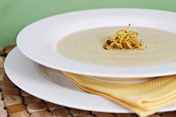 IMG_8468 Celeriac soup with crispy lemon zest Celeriac soup with crispy lemon zest