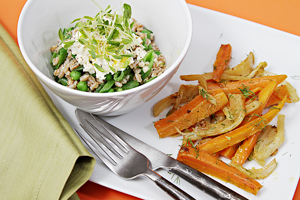 Food and Style - Farro with Sweet Peas and Ricotta Food and Style - Farro with Sweet Peas and Ricotta