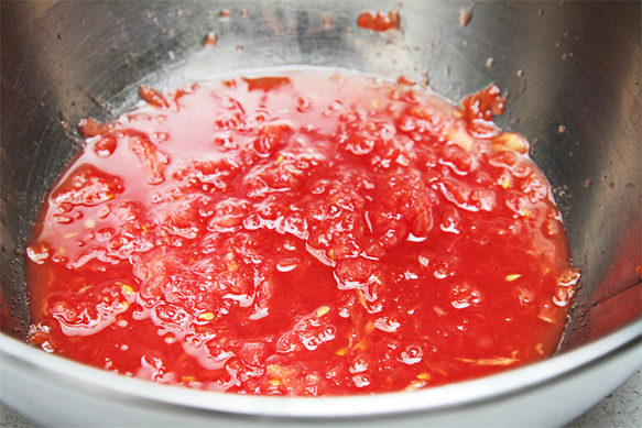 Tomato vinaigrette - step 3