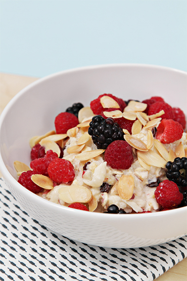 Fresh Muesli with Apples and Seasonal Berries