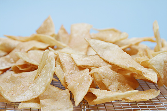 IMG_1314 Homemade tortilla chips Homemade tortilla chips