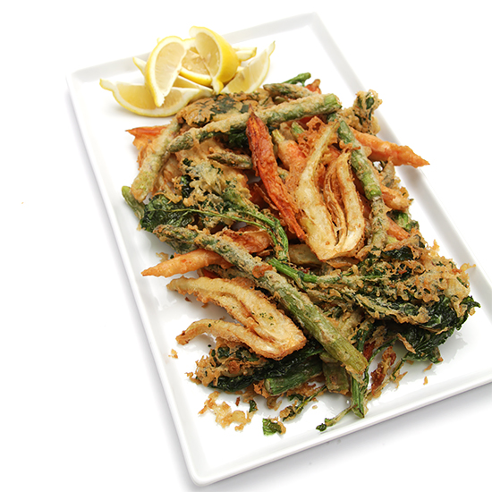 Spring veggie fritto misto w/ beer batter Food & Style
