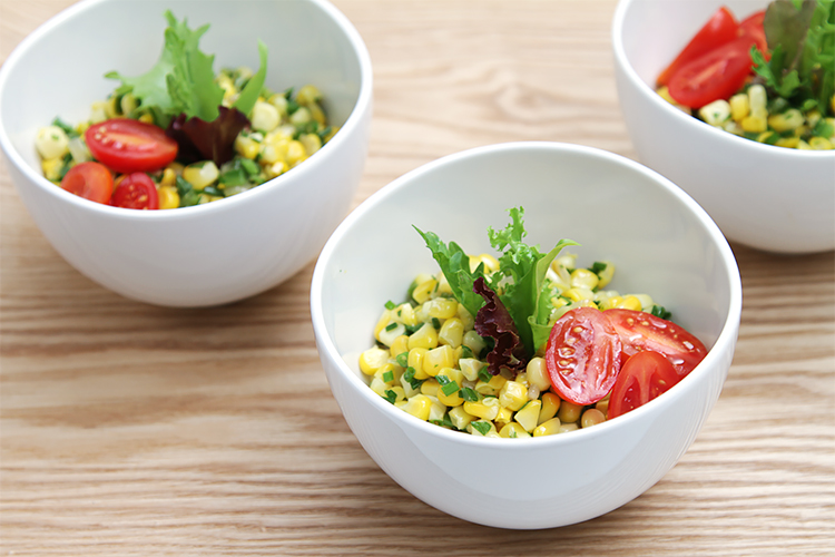 Corn salad with jalapeños & lime oil Food & Style
