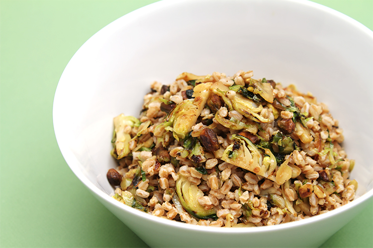 Farro with panroasted Brussels sprouts Food & Style